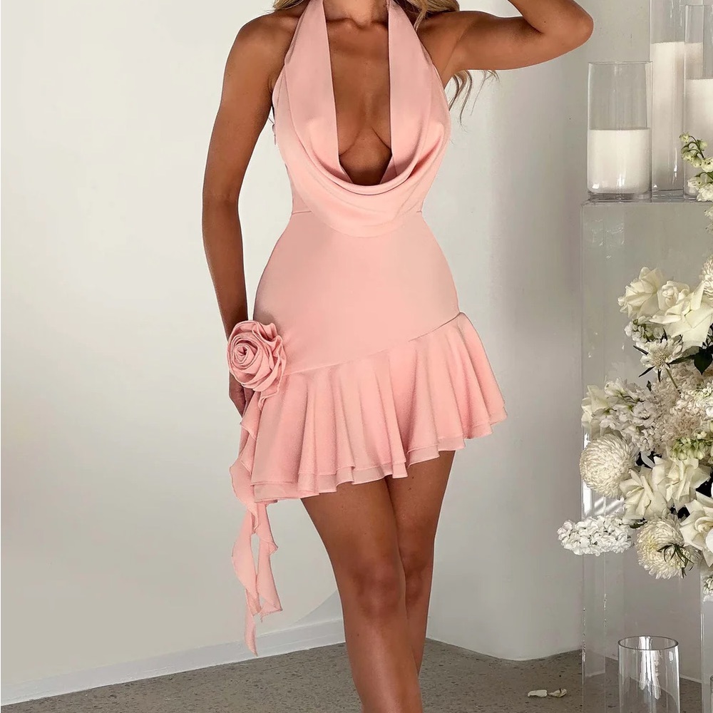 Babyboo Fashion Tash Mini Dress - Pink - size US small!